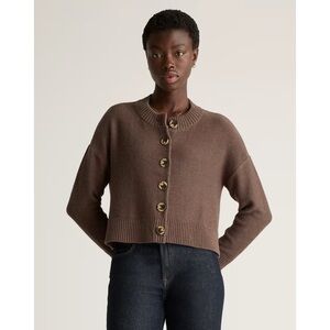 Quince Brown Women's Cardigan Sweater